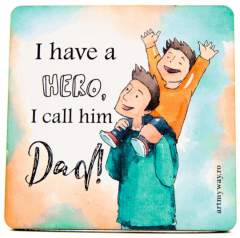 Suport pahar - Dad My Hero