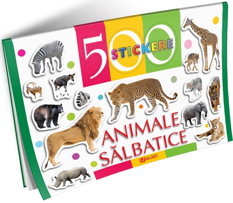 500 stickere - Animale salbatice