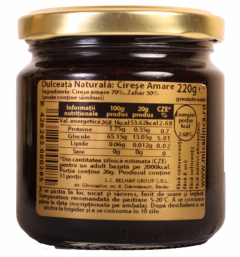 Dulceata naturala de cirese amare 