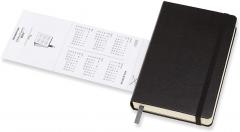 Agenda 2021 - Moleskine 12-Month Daily Notebook Planner - Black, Hardcover Pocket