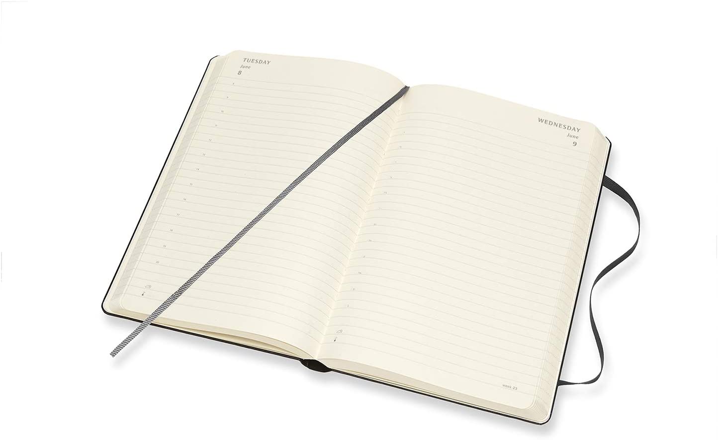Agenda 2021 - Moleskine 12-Month Daily Notebook Planner - Black ...