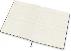 Agenda 2021 - Moleskine 12-Month Weekly Notebook Planner - Black, Hardcover XL