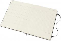 Agenda 2021 - Moleskine 12-Month PRO Weekly Vertical Planner - Black, Hardcover XL