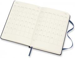 Agenda 2021 - Moleskine 12-Month Weekly Notebook Planner - Sapphire Blue, Hardcover Pocket