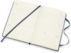 Agenda 2021 - Moleskine 12-Month Weekly Notebook Planner - Sapphire Blue, Hardcover Pocket