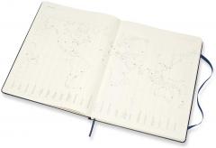 Agenda 2021 - Moleskine 12-Month Weekly Notebook Planner - Sapphire Blue, Hardcover XL