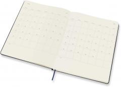 Agenda 2021 - Moleskine 12-Month Weekly Notebook Planner - Sapphire Blue, Hardcover XL