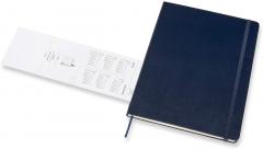 Agenda 2021 - Moleskine 12-Month Weekly Notebook Planner - Sapphire Blue, Hardcover XL