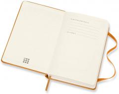 Agenda 2021 - Moleskine 12-Month Daily Notebook Planner - Cadmium Orange, Hardcover Pocket