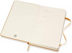 Agenda 2021 - Moleskine 12-Month Daily Notebook Planner - Cadmium Orange, Hardcover Large