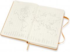 Agenda 2021 - Moleskine 12-Month Daily Notebook Planner - Cadmium Orange, Hardcover Large