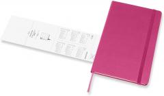 Agenda 2021 - Moleskine 12-Month Weekly Notebook Planner - Bougainvillea Pink, Hardcover Large