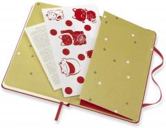 Agenda 2021 - Moleskine 12-Month Weekly Notebook Planner - Maneki-Neko - Red, Hardcover Pocket