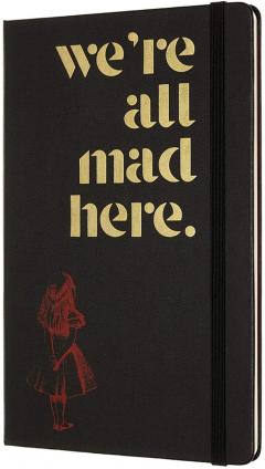 Agenda 2021 - Moleskine 12-Month Weekly Notebook Planner - Alice's Adventures in Wonderland - We're All Mad Here, Hardcover Large