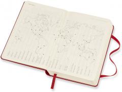 Agenda 2021 - Moleskine 12-Month Daily Notebook Planner - Scarlet Red, Hardcover Pocket