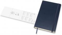 Agenda 2021 - Moleskine 12-Month Daily Notebook Planner - Sapphire Blue, Hardcover Large
