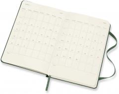 Agenda 2021 - Moleskine 12-Month Weekly Notebook Planner - Myrtle Green, Hardcover Pocket