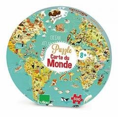 Puzzle 500 piese - Harta Lumii