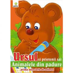 Ursul si prietenii sai, animalele din padure 