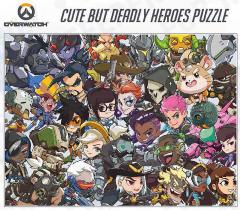 Puzzle 1000 piese - Overwatch - Cute But Deadly Heroes
