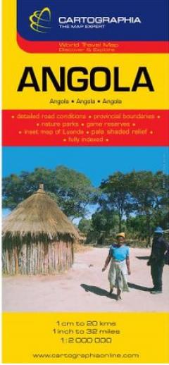 Harta rutiera Angola