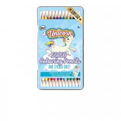 Set creioane colorate - 50/50 Unicorn