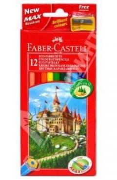Creioane colorate Faber-Castell + ascutitoare