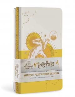 Set carnete - Harry Potter: Hufflepuff Constellation Sewn Pocket Notebook Collection