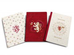 Set carnete - Harry Potter: Gryffindor Constellation Sewn Notebook Collection