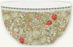 Bol din portelan - William Morris - Verde