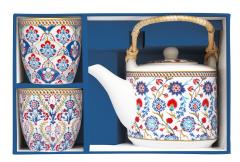 Set ceainic cu 2 cesti - Iznik