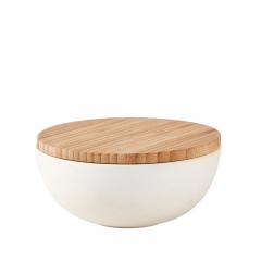 Bol cu capac - Bamboo Offwhite | Bovictus