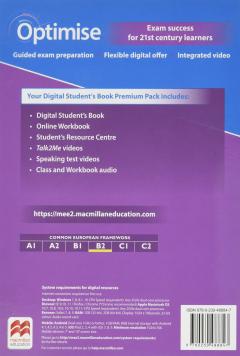 Optimise B2 Digital Student's Book Premium Pack