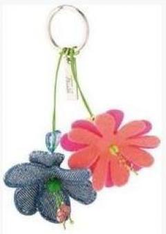 Trudi Denim Breloc flori |