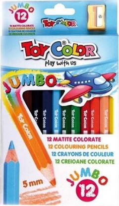 Creioane colorate Jumbo 12 culori