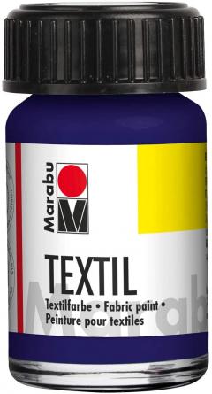 Vopsea textile - Marabu Textil, Dark Blue 053, 15ml