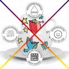 Marker - Marabu Kids Porcelain and Glas, 073 Black, 1-3mm