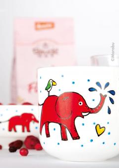 Marker - Marabu Kids Porcelain and Glas, 073 Black, 1-3mm