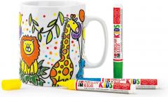 Marker - Marabu Kids Porcelain and Glas, 073 Black, 1-3mm