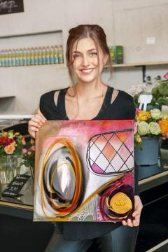 Vopsea - Marabu Acryl Color, 032 Carmine Red, 100ml