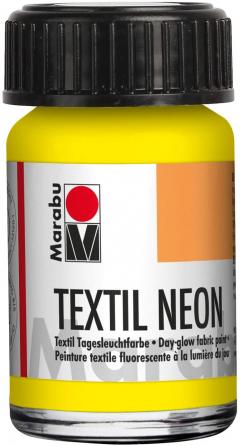 Vopsea - Textil 321 - Neon Yellow, 15 ml