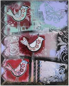 Spray vopsea - Marabu Art Spray, 031 Cherry Red, 50ml