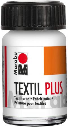 Vopsea - Textil Plus 070 - White, 15 ml