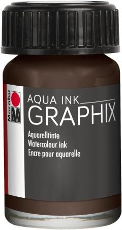 Vopsea - Aqua Ink 045 - Dark Brown, 15 ml