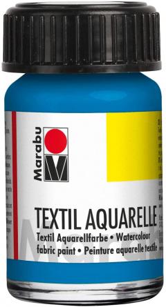 Acuarela - Textil 056 - Cyan, 15 ml