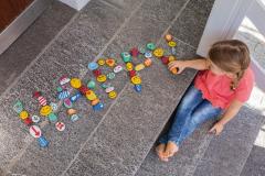 Vopsea pentru copii - Marabu Kids Bastel Fabre, 014 Magenta, 80ml