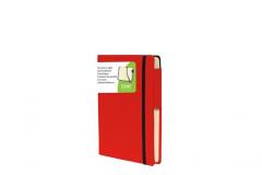 Notebook Medium Lined. Red