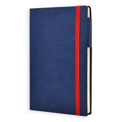 Jurnal foaie liniata cu coperta albastra