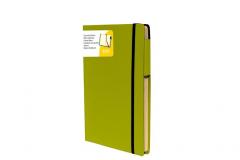 Carnet foaie velina cu coperta verde - Notebook Medium Plain Green