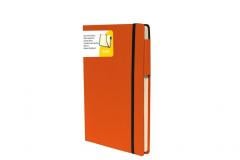 Carnet foaie velina cu coperta portocalie - Notebook Medium Plain Orange Legami